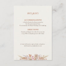 Rust Floral & Pampas Grass Boho