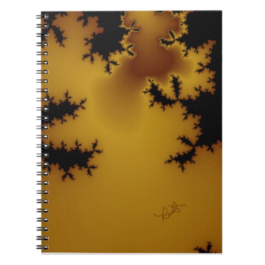 Rust Fractalアートノートブック ノートブック (正面)