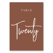 Rust HandスクリプトテーブルTWENTY テーブルナンバー (裏面)