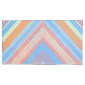 Rust Leaf Geometric Pattern Pillowcases – Modern A 枕カバー (正面左)