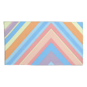 Rust Leaf Geometric Pattern Pillowcases – Modern A 枕カバー (裏面-右)