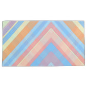 Rust Leaf Geometric Pattern Pillowcases – Modern A 枕カバー (正面右)