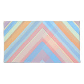 Rust Leaf Geometric Pattern Pillowcases – Modern A 枕カバー (裏面-左)