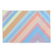 Rust Leaf Geometric Pattern Pillowcases – Modern A 枕カバー (裏面-右)