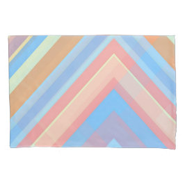 Rust Leaf Geometric Pattern Pillowcases – Modern A 枕カバー