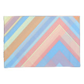 Rust Leaf Geometric Pattern Pillowcases – Modern A 枕カバー (正面右)