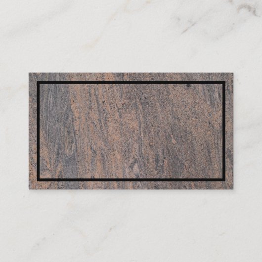 Rust Marble Textured名刺 名刺 (正面)