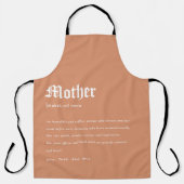 Rust Mother Dictionary Definitionカスタム Gift エプロン (正面)