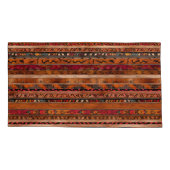 Rust Pattern Pillowcases – Stylish Bedroom Pillow  枕カバー (裏面-左)