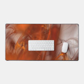 Rust Realm Fractalおよび金ゴールド デスクマット (キーボード&マウス)