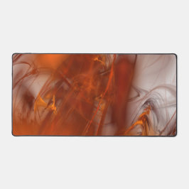 Rust Realm Fractalおよび金ゴールド デスクマット