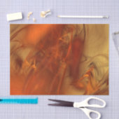 Rust Realm Fractalおよび金ゴールド 薄葉紙 (クラフト)