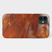 Rust Realm Fractalおよび金ゴールド Case-Mate iPhoneケース (裏面(横))