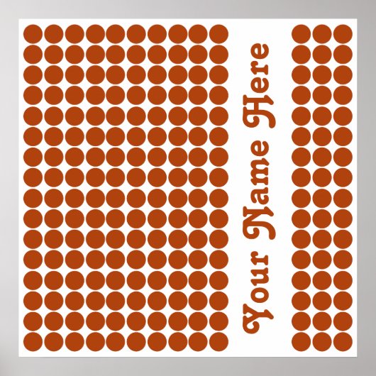 Rust Safariドット(名前) ポスター (正面)