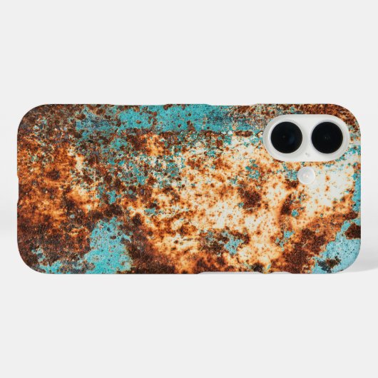Rust Style and Blue Patina Case-Mate iPhoneケース (裏面 (横))