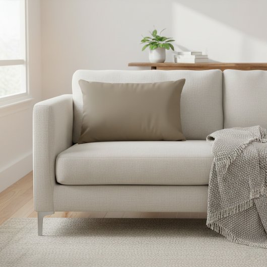 Rust Terracotta Square Throw Pillow - Modern アクセントクッション