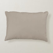 Rust Terracotta Square Throw Pillow - Modern アクセントクッション (裏面)