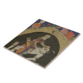 RustamはMazandaranのillustraの白いDivを殺害します タイル (側面)