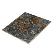 Rusted Metal Antique Floral  タイル (側面)
