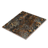 Rusted Metal Antique Floral  タイル (側面)