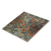 Rusted Metal Antique Floral  タイル (側面)