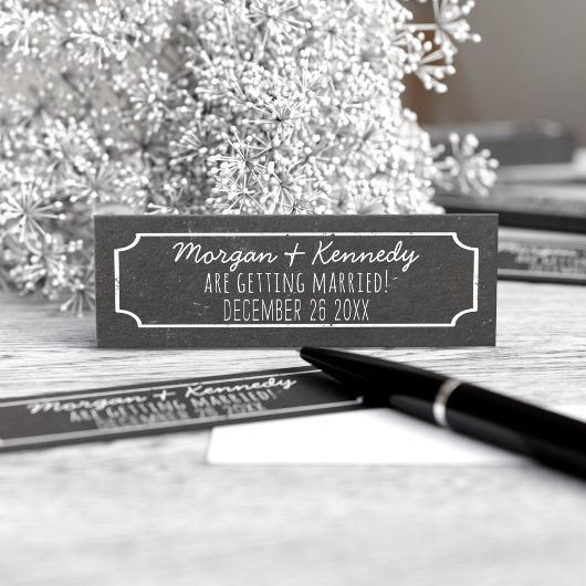 rustic ウェディング ミニ Save The Date 50枚セット
