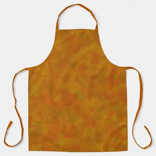 Rustic Abstract Modern Contemporary Geometric Art エプロン (正面)
