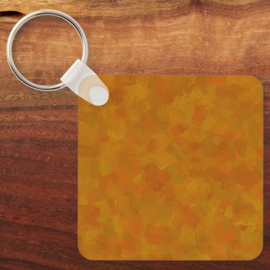 Rustic Abstract Modern Contemporary Geometric Art キーホルダー (正面)