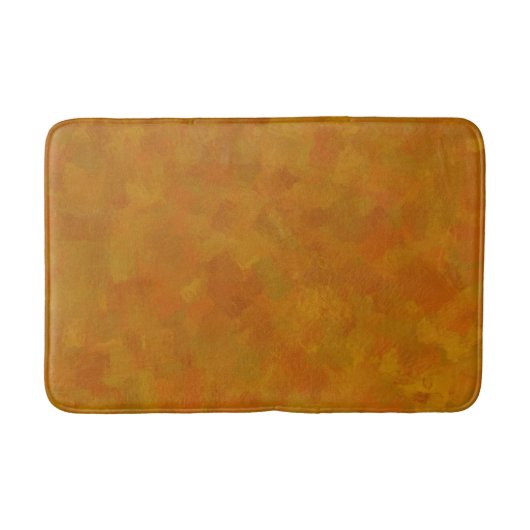 Rustic Abstract Modern Contemporary Geometric Art バスマット (正面)