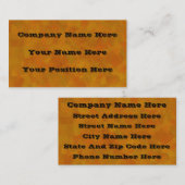 Rustic Abstract Modern Contemporary Geometric Art 名刺 (正面/裏面)