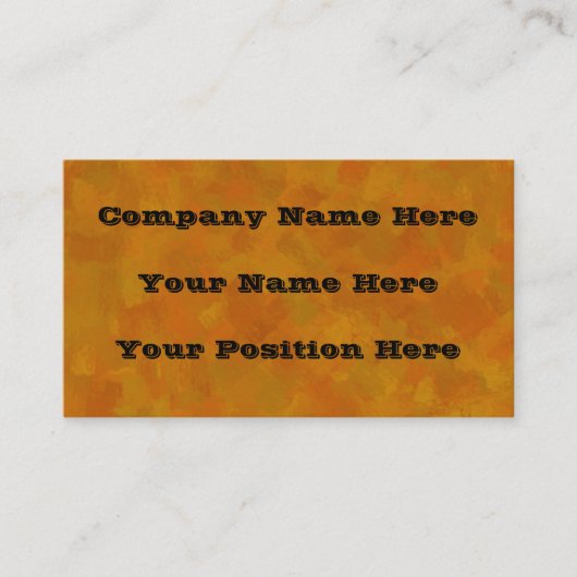 Rustic Abstract Modern Contemporary Geometric Art 名刺 (正面)