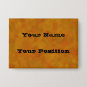 Rustic Abstract Modern Contemporary Geometric Art 缶バッジ (正面)