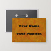 Rustic Abstract Modern Contemporary Geometric Art 缶バッジ (正面/裏面)