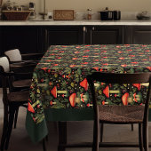 Rustic Aesthetic Tablecloth Mushrooms & Ferns テーブルクロス