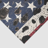 Rustic American Flag Leopard Print (2) 薄葉紙 (詳細)