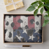 Rustic American Flag Leopard Print (2) 薄葉紙 (ギフト)