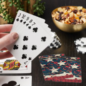 Rustic American Flag Leopard Print (5) トランプ (インサイチュ)