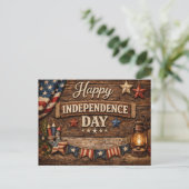 Rustic Americana Independence Day シーズンポストカード (スタンド正面)