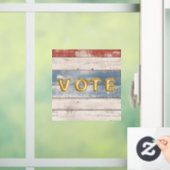 Rustic Americana Wood Plank  ウィンドウサイン (ホーム)