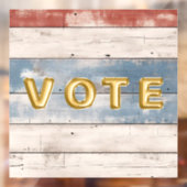 Rustic Americana Wood Plank  ウィンドウサイン (シート2)