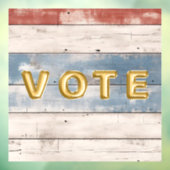 Rustic Americana Wood Plank  ウィンドウサイン (シート3)