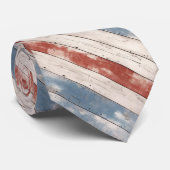 Rustic Americana Wood Plank  ネクタイ (ロール)