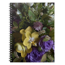 Rustic Antique Floral Bouquet Notebook ノートブック