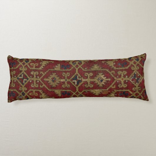 Rustic Antique Oriental Persian Red Pattern ボディピロー (裏面)