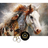 Rustic Appaloosa Western Portrait 薄葉紙