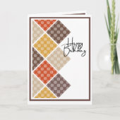 Rustic Arabesque Birthday Card カード (正面)