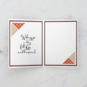 Rustic Arabesque Birthday Card カード (内部)