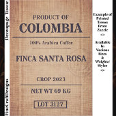 Rustic Arabica Coffee Packaging FC8 Decoupage 薄葉紙