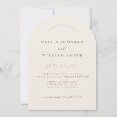 Rustic Arch Wedding Invitation 招待状 (正面)