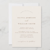 Rustic Arch Wedding Invitation 招待状 (正面)